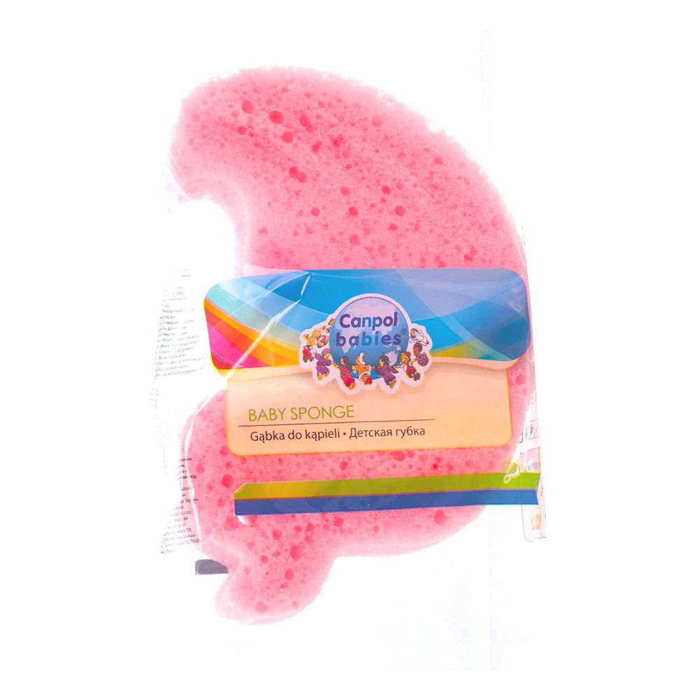 Canpol Babies Animal Shape Baby Bath Sponge Pink 43/104 - Easy Pharmacy LLC
