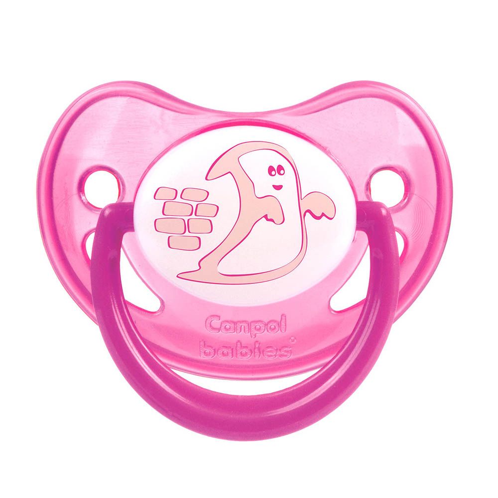 Canpol Babies Orthodontic Soother Night Dreams Design Pink 6-18 Months 22/501 - Easy Pharmacy LLC