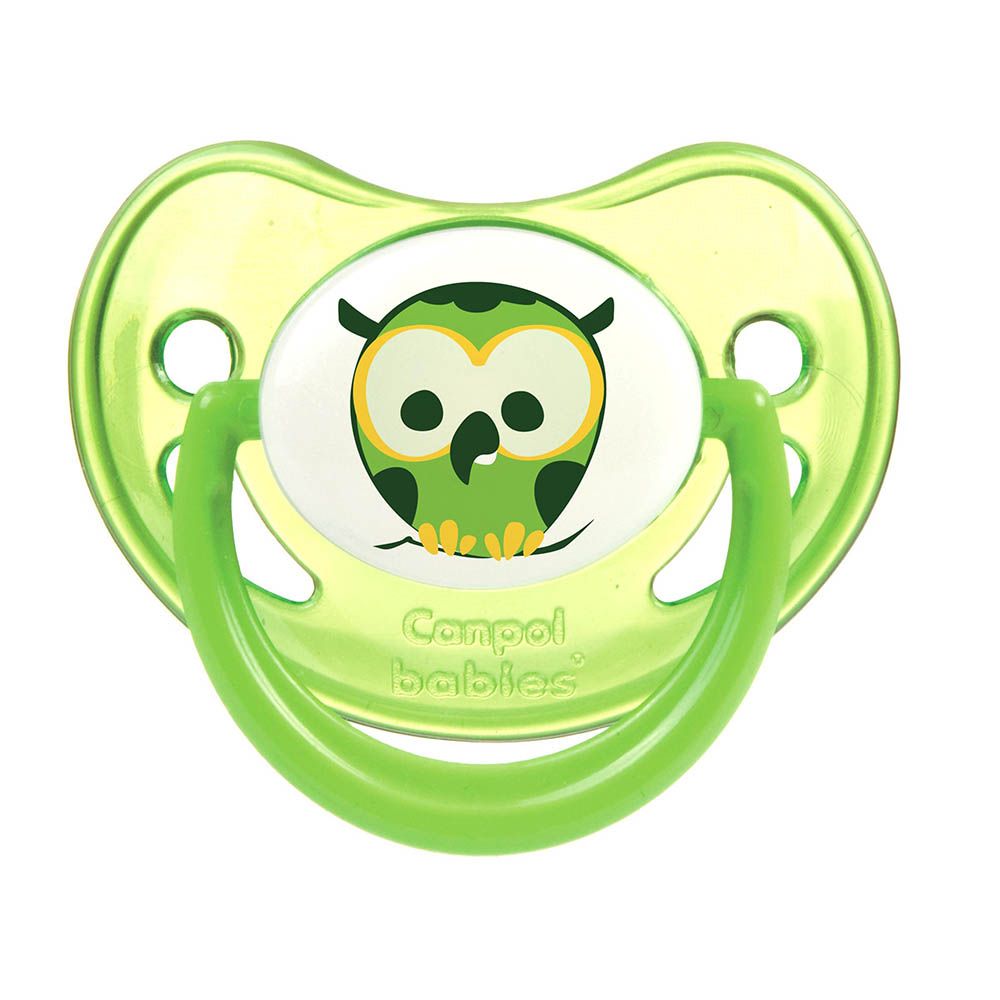 Canpol Babies Orthodontic Soother Night Dreams Design Green 6-18 Months 22/501 - Easy Pharmacy LLC