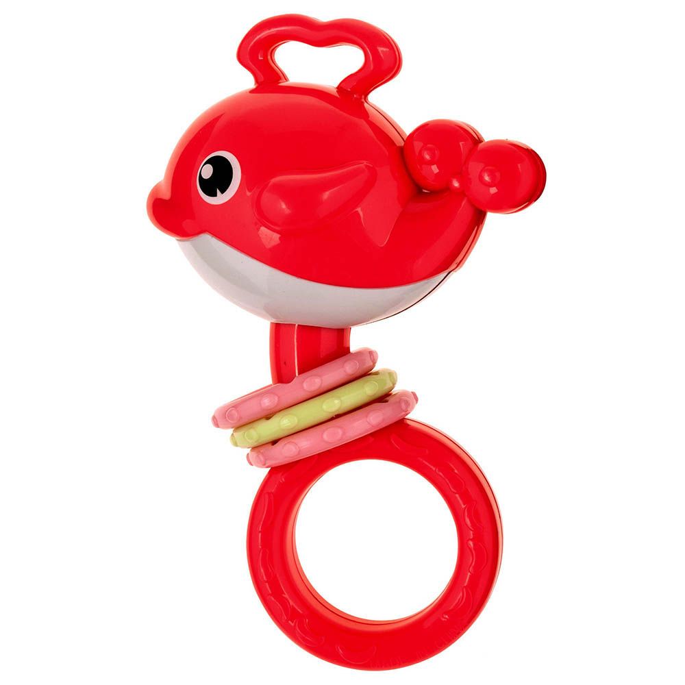 Canpol Babies Baby Toy Little Whale Rattle Pink 81/003 - Easy Pharmacy LLC
