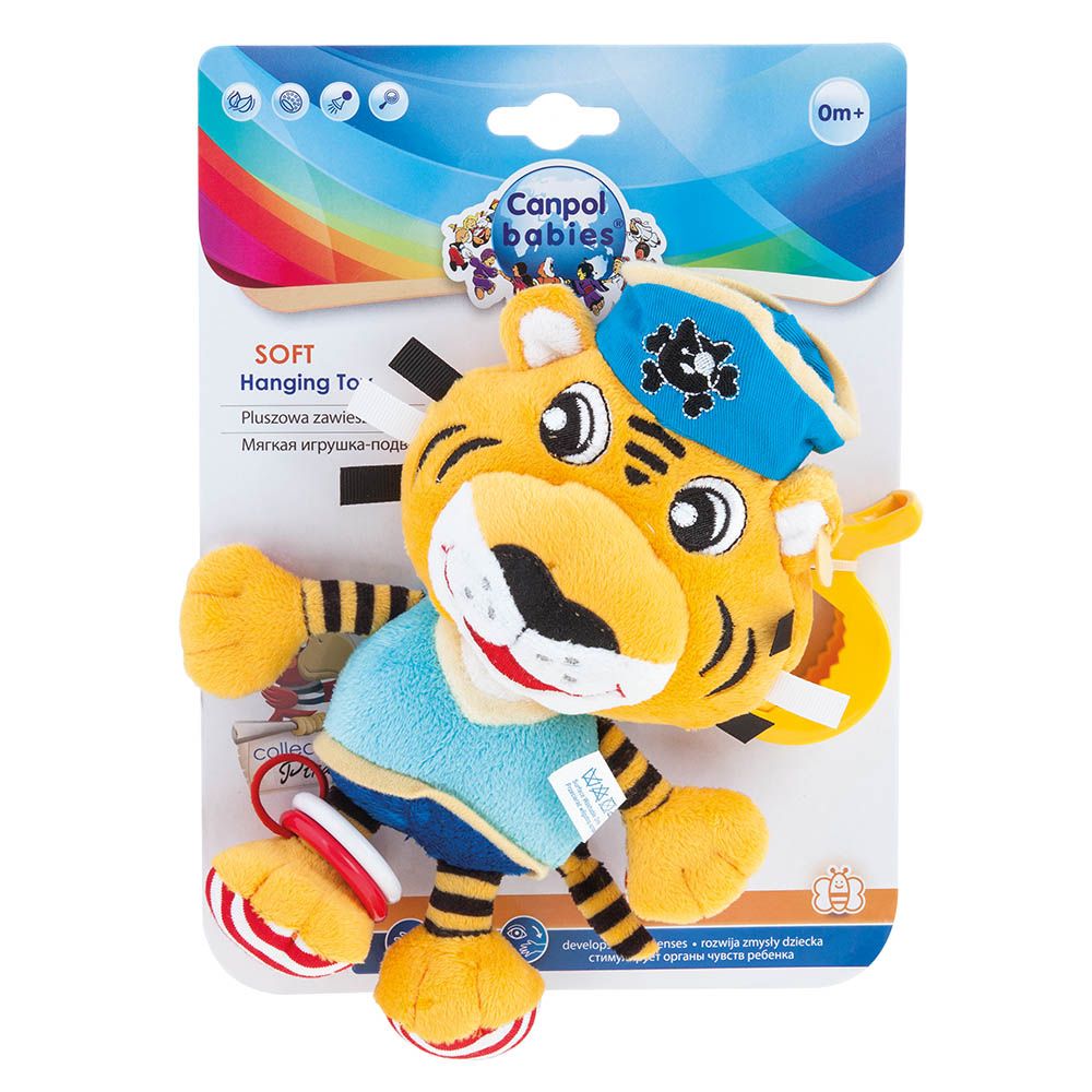 Canpol Babies Baby Toy Pirates Friends Soft Hanging Tiger 68/035 - Easy Pharmacy LLC