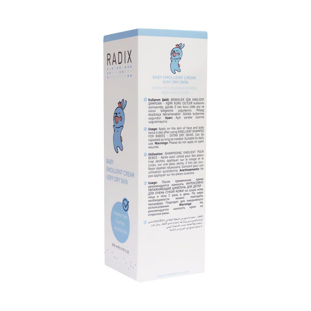 Radix Baby Emollient Cream For Very Dry Skin 200 mL - Easy Pharmacy LLC