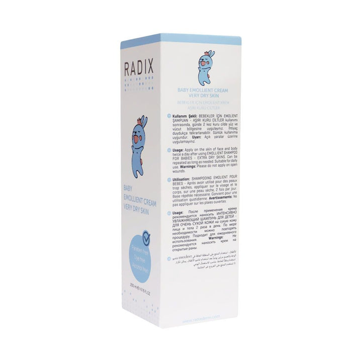 Radix Baby Emollient Cream For Very Dry Skin 200 mL - Easy Pharmacy LLC