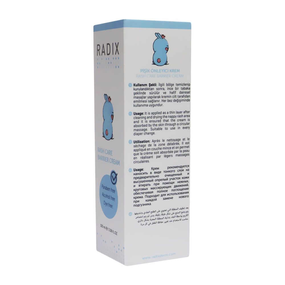 Radix Rash Care Barrier Cream 100 mL - Easy Pharmacy LLC