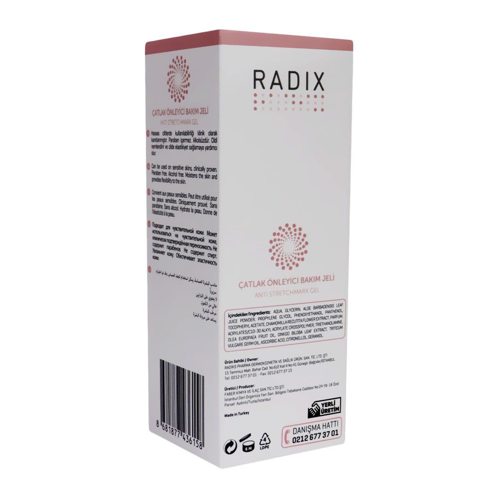 Radix Anti Stretchmark Gel 150 mL - Easy Pharmacy LLC