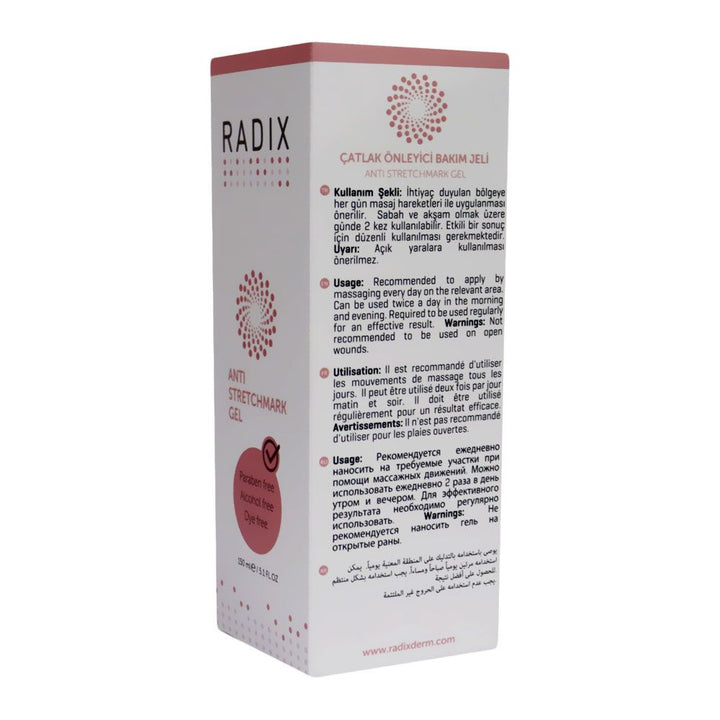 Radix Anti Stretchmark Gel 150 mL - Easy Pharmacy LLC