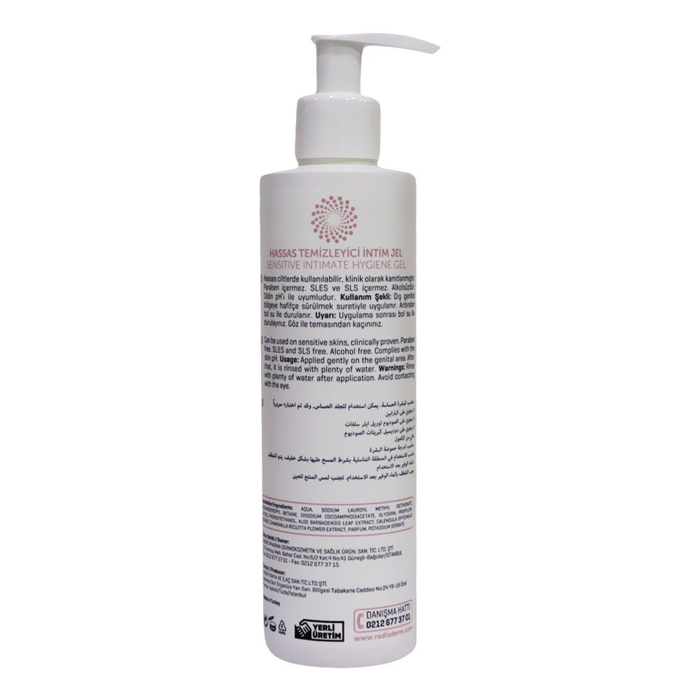 Radix Sensitive Intimate Hygiene Gel 200 mL - Easy Pharmacy LLC