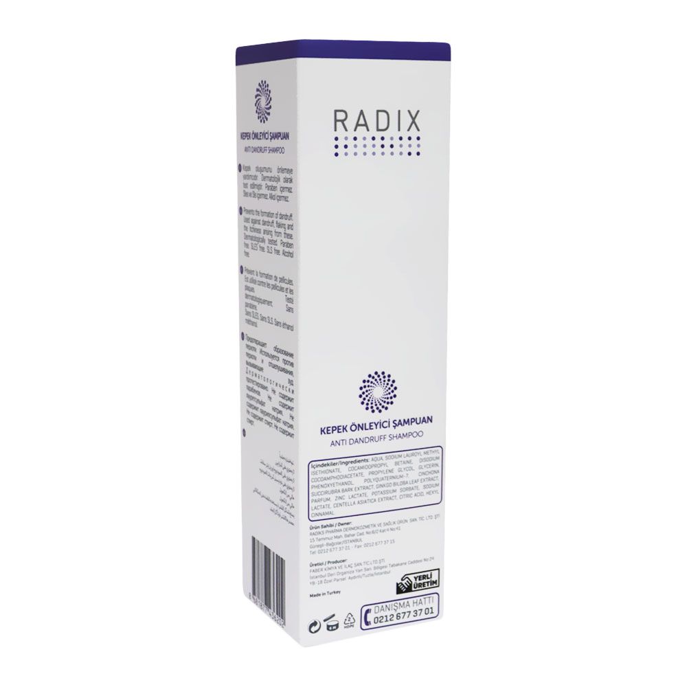 Radix Anti Dandruff Shampoo 200 mL - Easy Pharmacy LLC