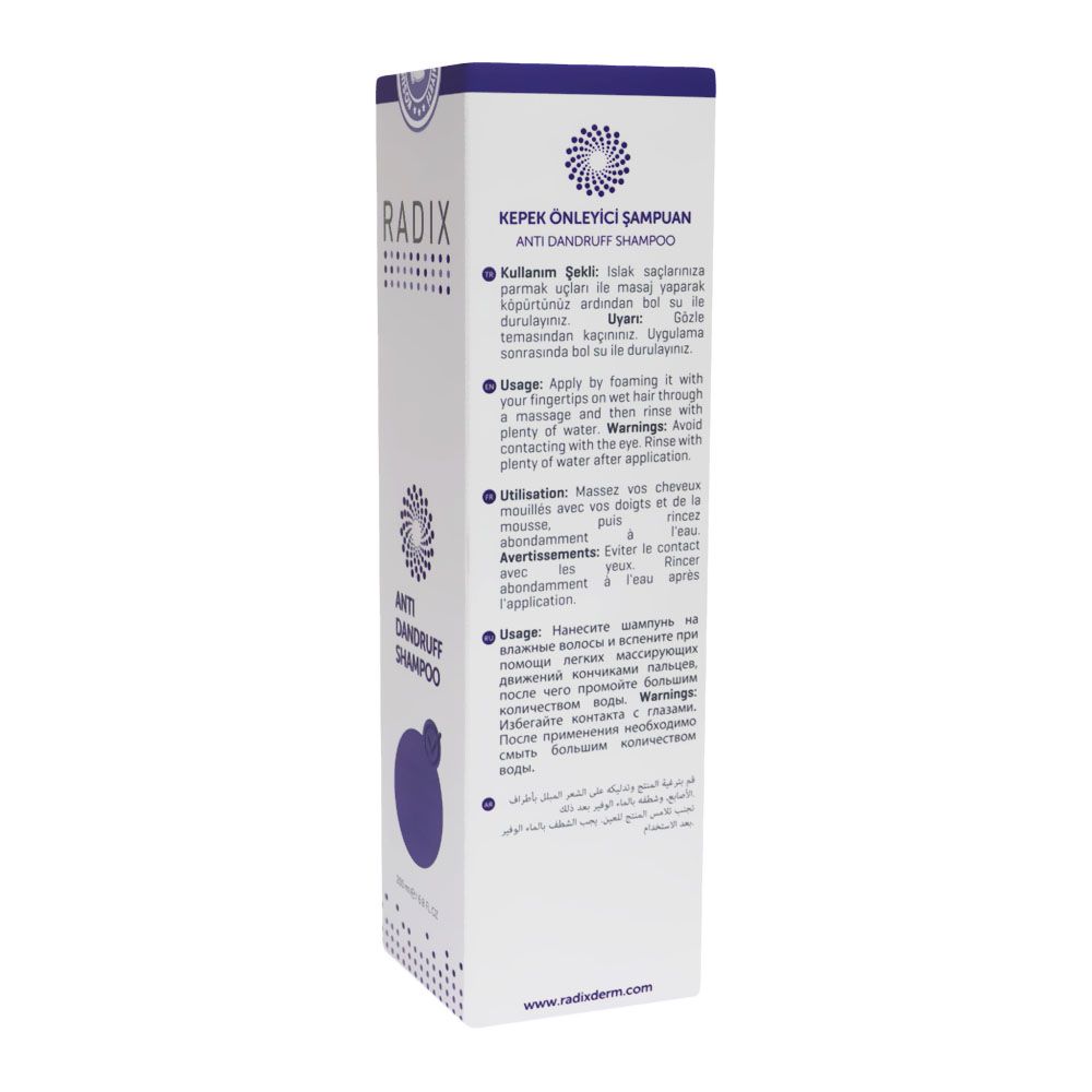 Radix Anti Dandruff Shampoo 200 mL - Easy Pharmacy LLC