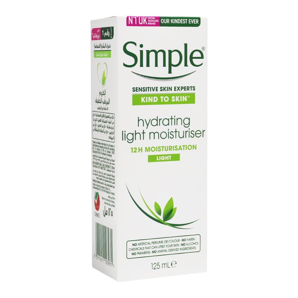 Simple Kind To Skin Hydrating Light Moisturizer Cream 125 mL - Easy Pharmacy LLC