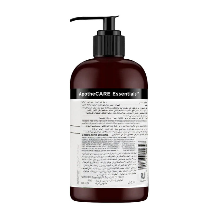 ApotheCare Rosehip Oil, Geranium and Aloe Vera Conditioner 355 mL - Easy Pharmacy LLC