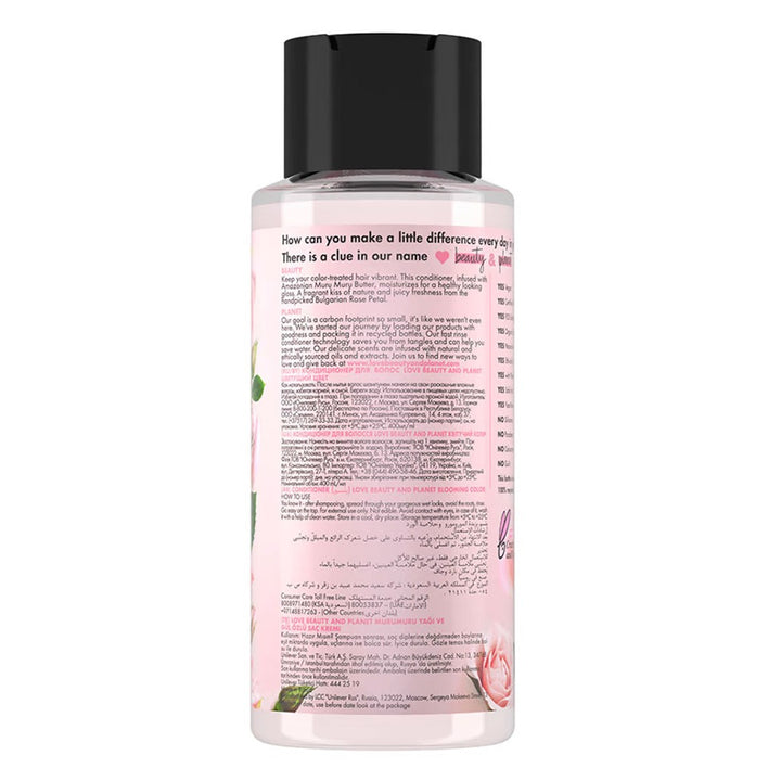 Love Beauty And Planet Muru Muru Butter And Rose Conditioner For Color Treated Hair 400 mL - Easy Pharmacy LLC