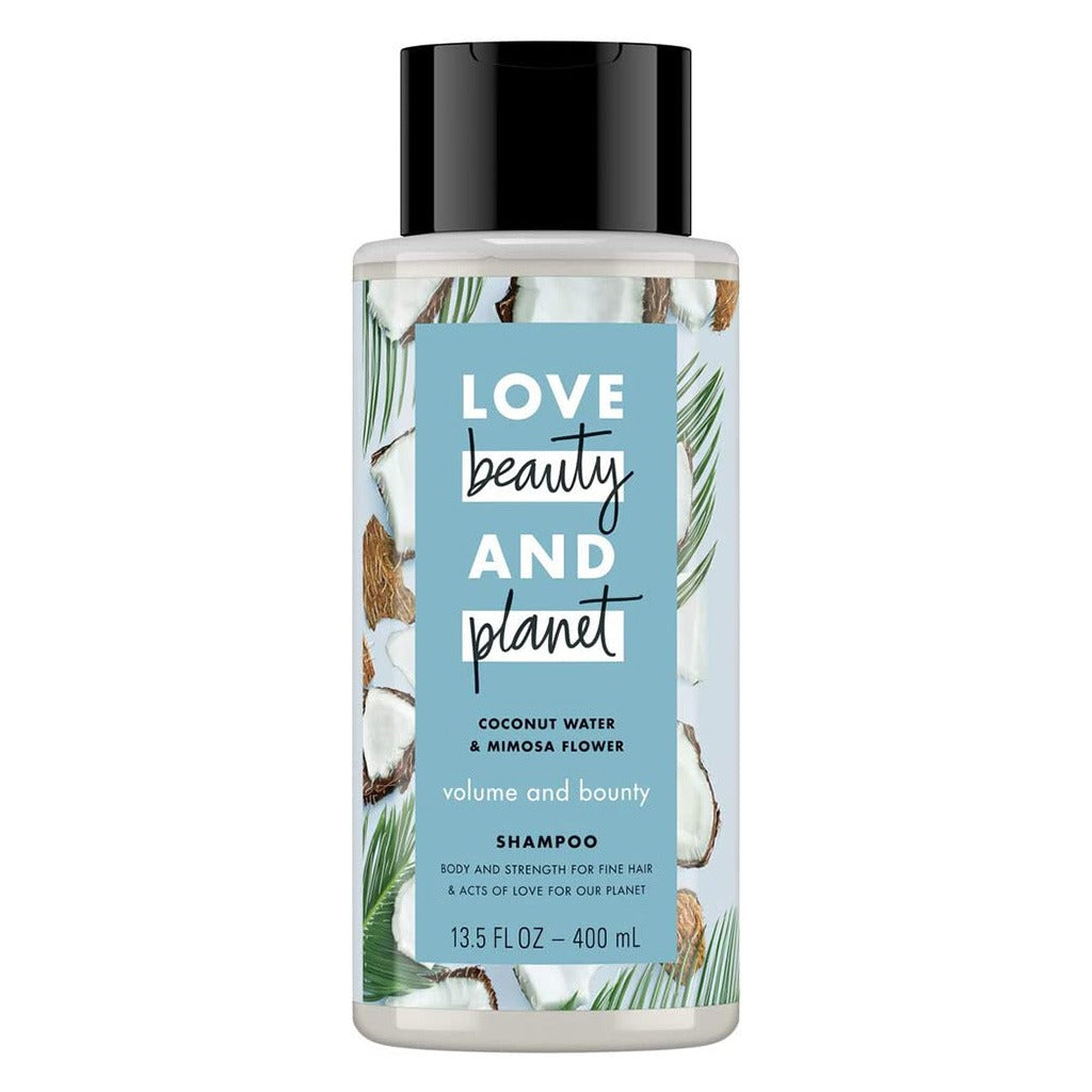 Love Beauty And Planet Coconut Water And Mimosa Flower Volume & Bounty Shampoo 400 mL - Easy Pharmacy LLC