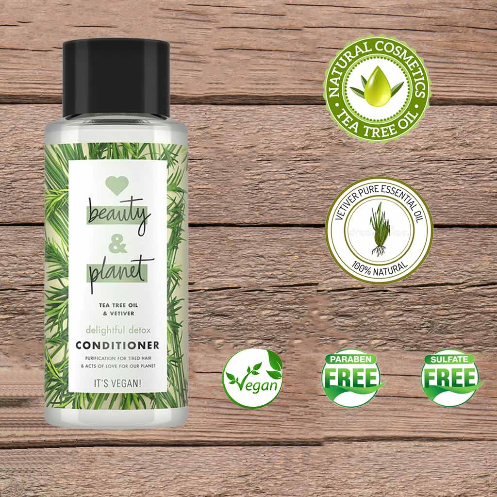 Love Beauty And Planet Tea Tree And Vetiver Detox Conditioner For Greasy Hair 400 mL - Easy Pharmacy LLC