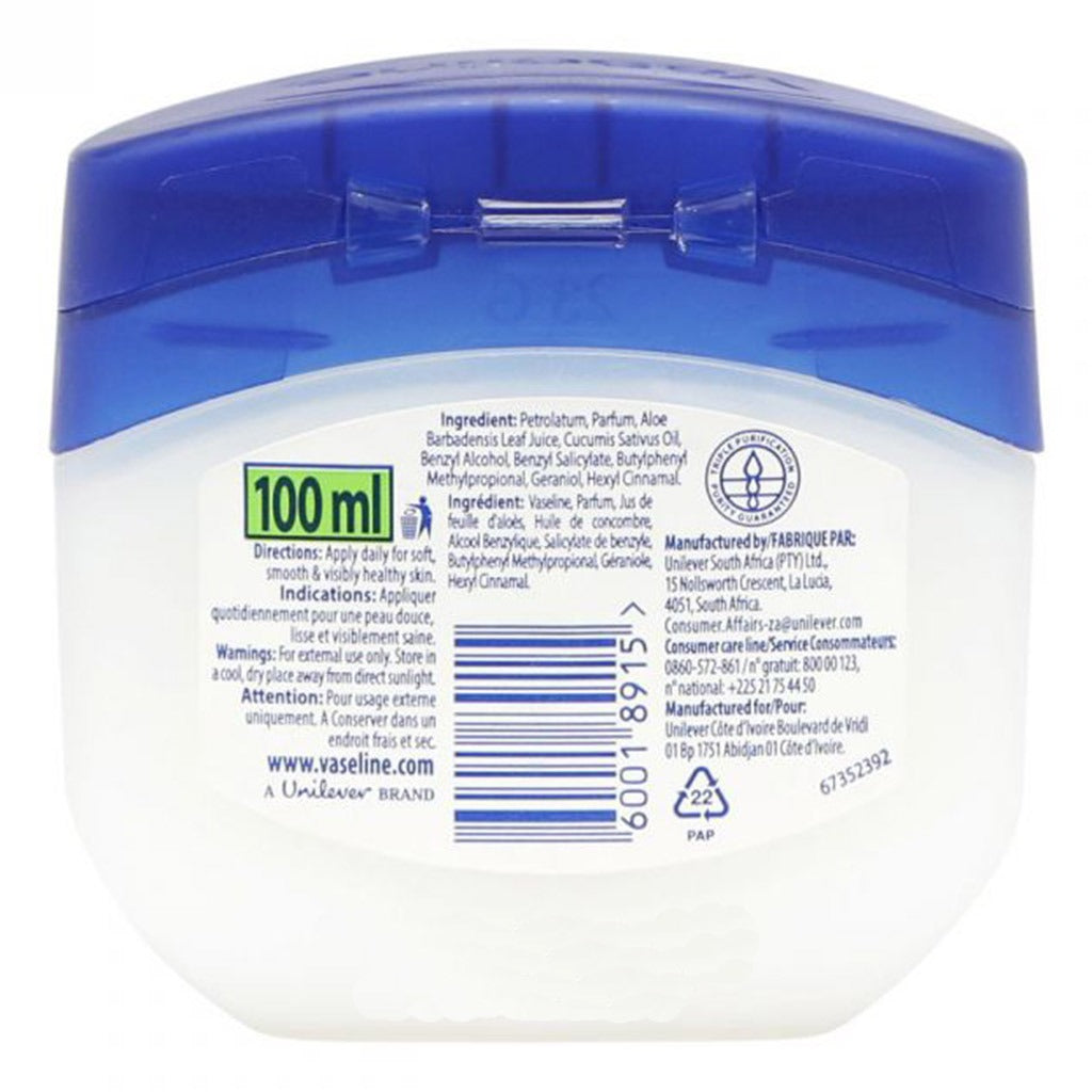Vaseline Blue Seal Aloe Fresh Light Hydrating Jelly 100 mL - Easy Pharmacy LLC
