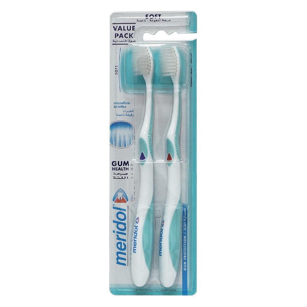Meridol Soft Toothbrush 3109 2's - Easy Pharmacy LLC