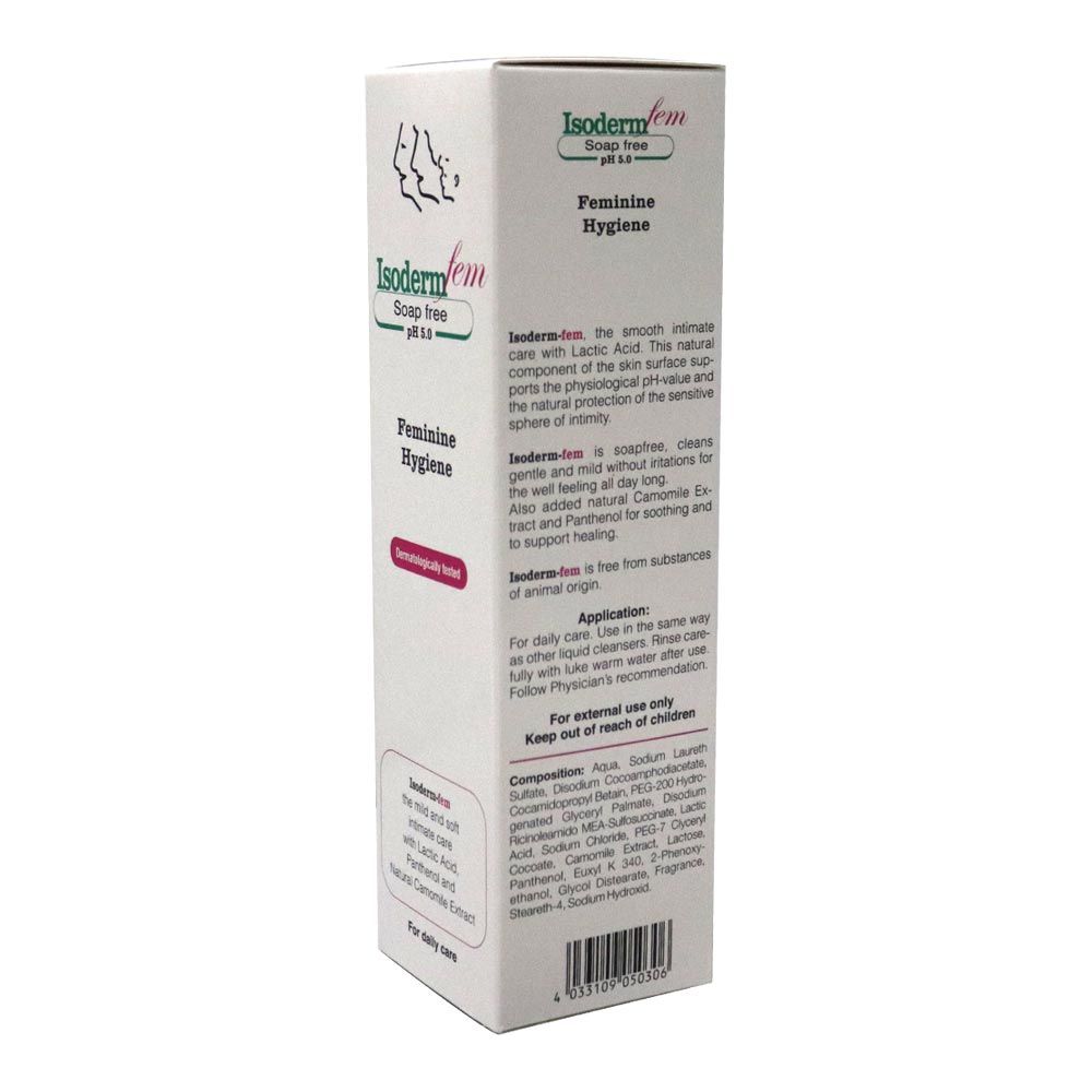 Isoderm Fem Feminine Hygiene 250 mL - Easy Pharmacy LLC