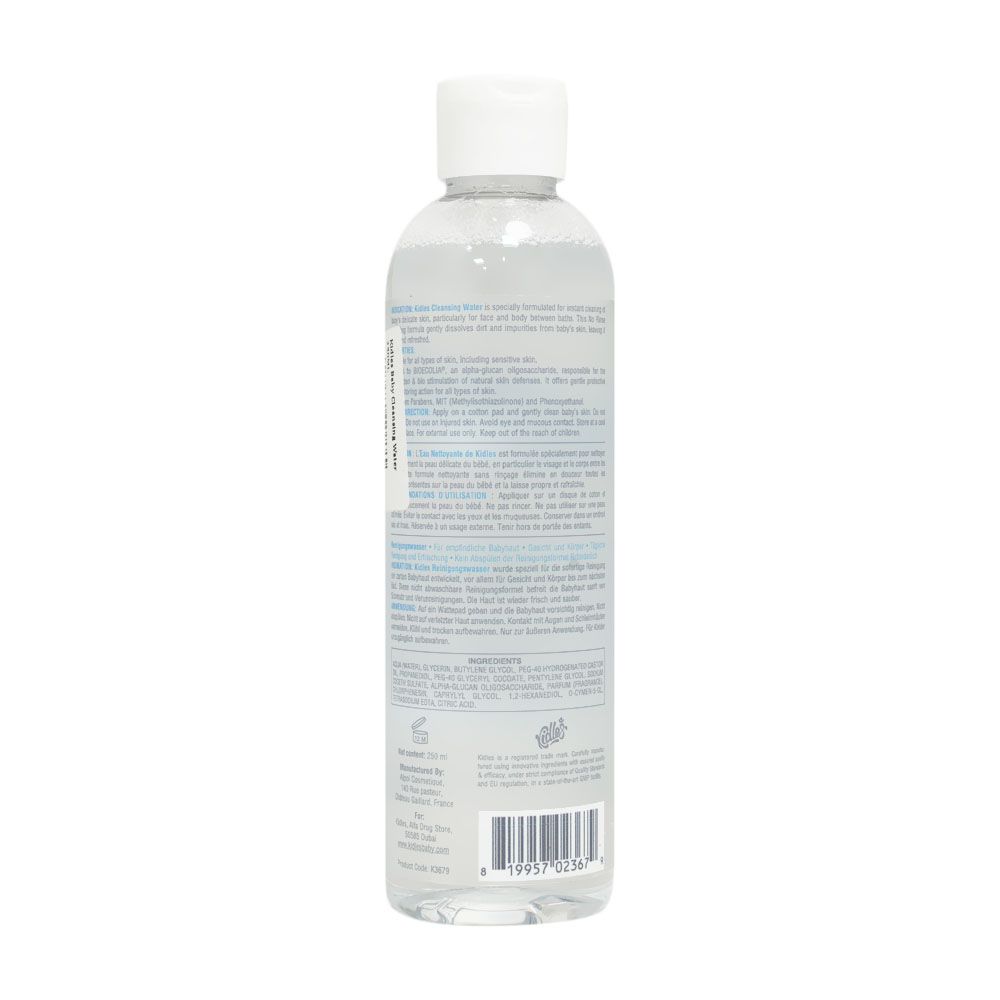Kidles Baby Face and Body Cleansing Water 250 mL - Easy Pharmacy LLC