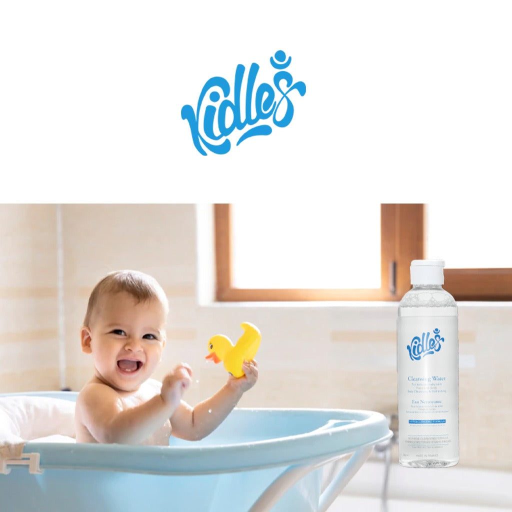 Kidles Baby Face and Body Cleansing Water 250 mL - Easy Pharmacy LLC