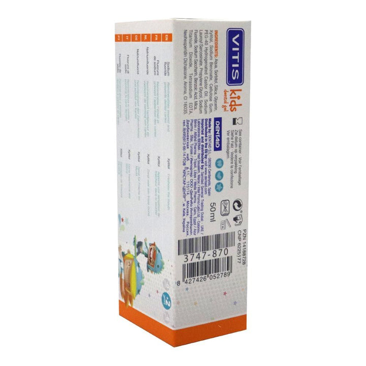 Vitis Kids Gel Toothpaste 50 mL - Easy Pharmacy LLC