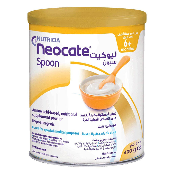 Nutricia Neocate Spoon Hypoallergenic Infant Milk Formula For 6+ Months Unflavoured 400g - Easy Pharmacy LLC