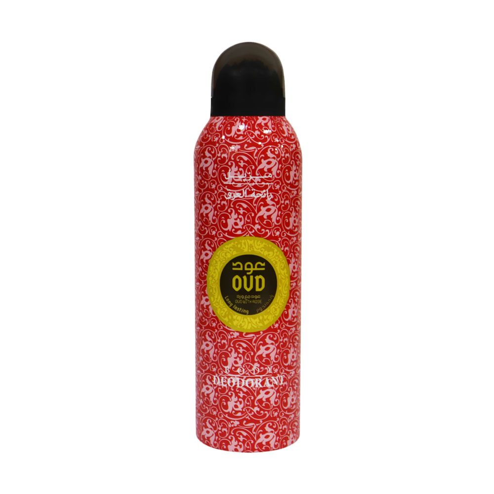 Oud Body Deodorant Spray Oud with Rose 200 mL - Easy Pharmacy LLC