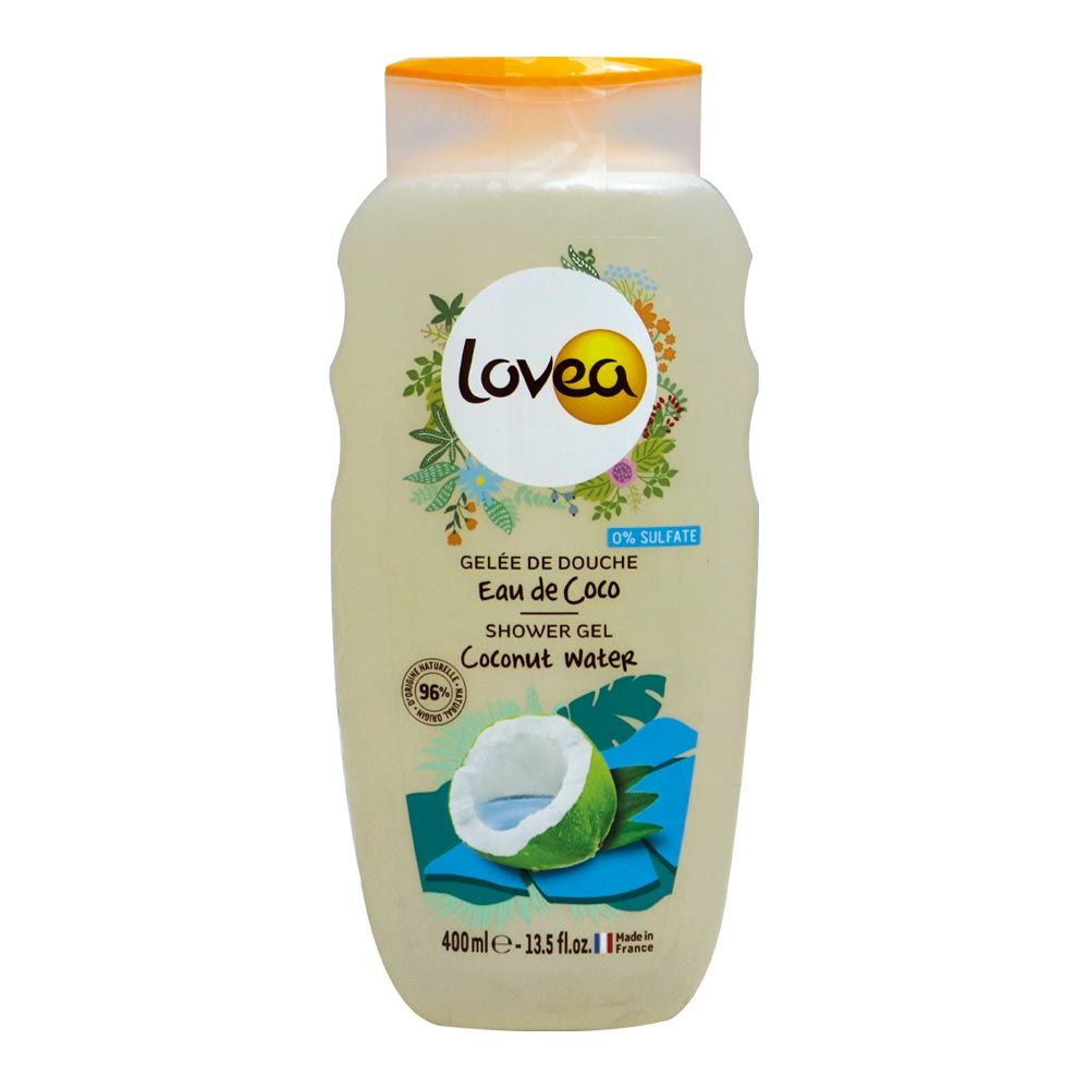 Lovea Coconut Water Shower Gel 400 mL 007012 - Easy Pharmacy LLC