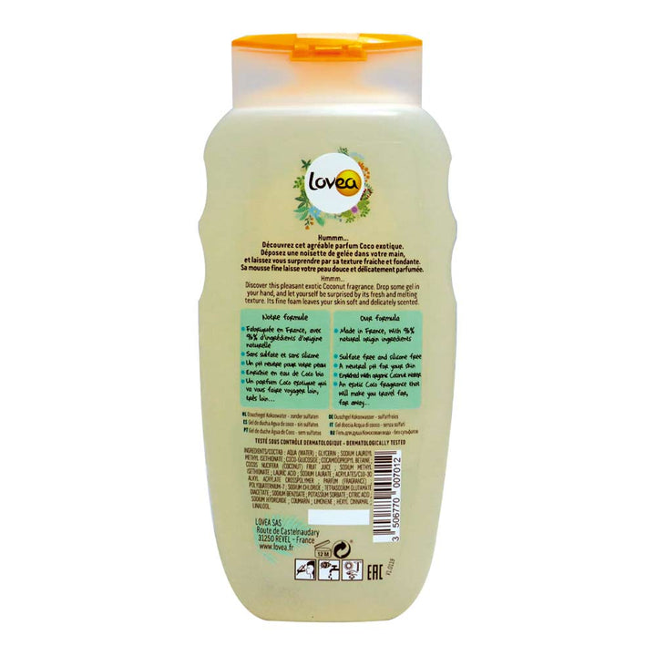 Lovea Coconut Water Shower Gel 400 mL 007012 - Easy Pharmacy LLC