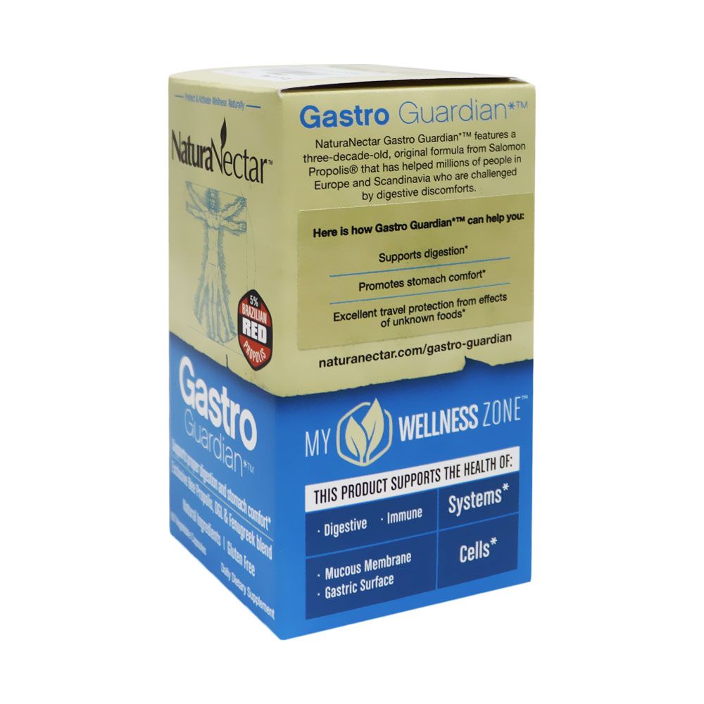 NaturaNectar Gastro Guardian Vegetable Capsules 60's - Easy Pharmacy LLC