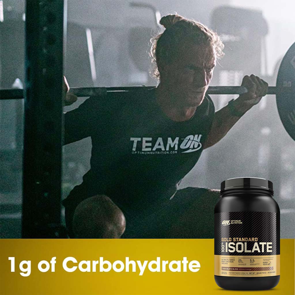 Optimum Nutrition Gold Standard 100% Isolate Chocolate Bliss 1.64lb - Easy Pharmacy LLC