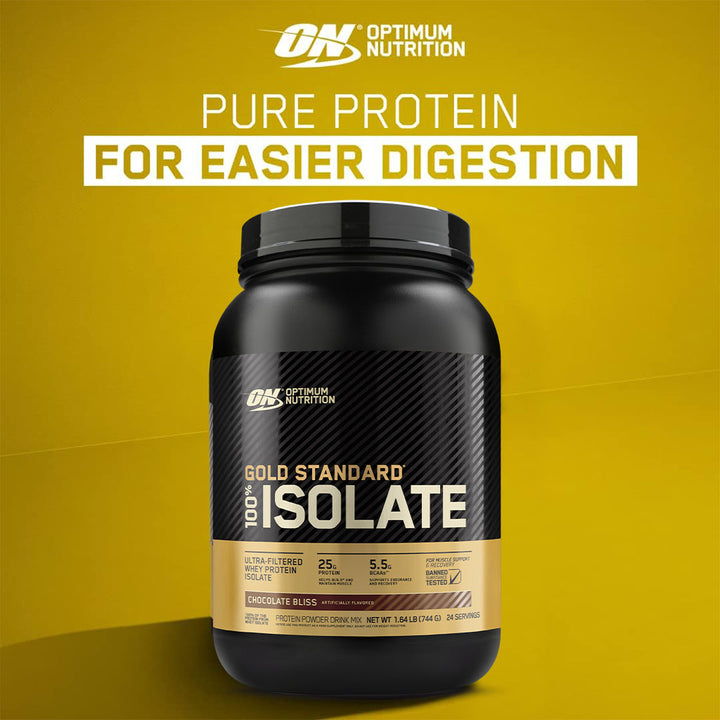 Optimum Nutrition Gold Standard 100% Isolate Chocolate Bliss 1.64lb - Easy Pharmacy LLC