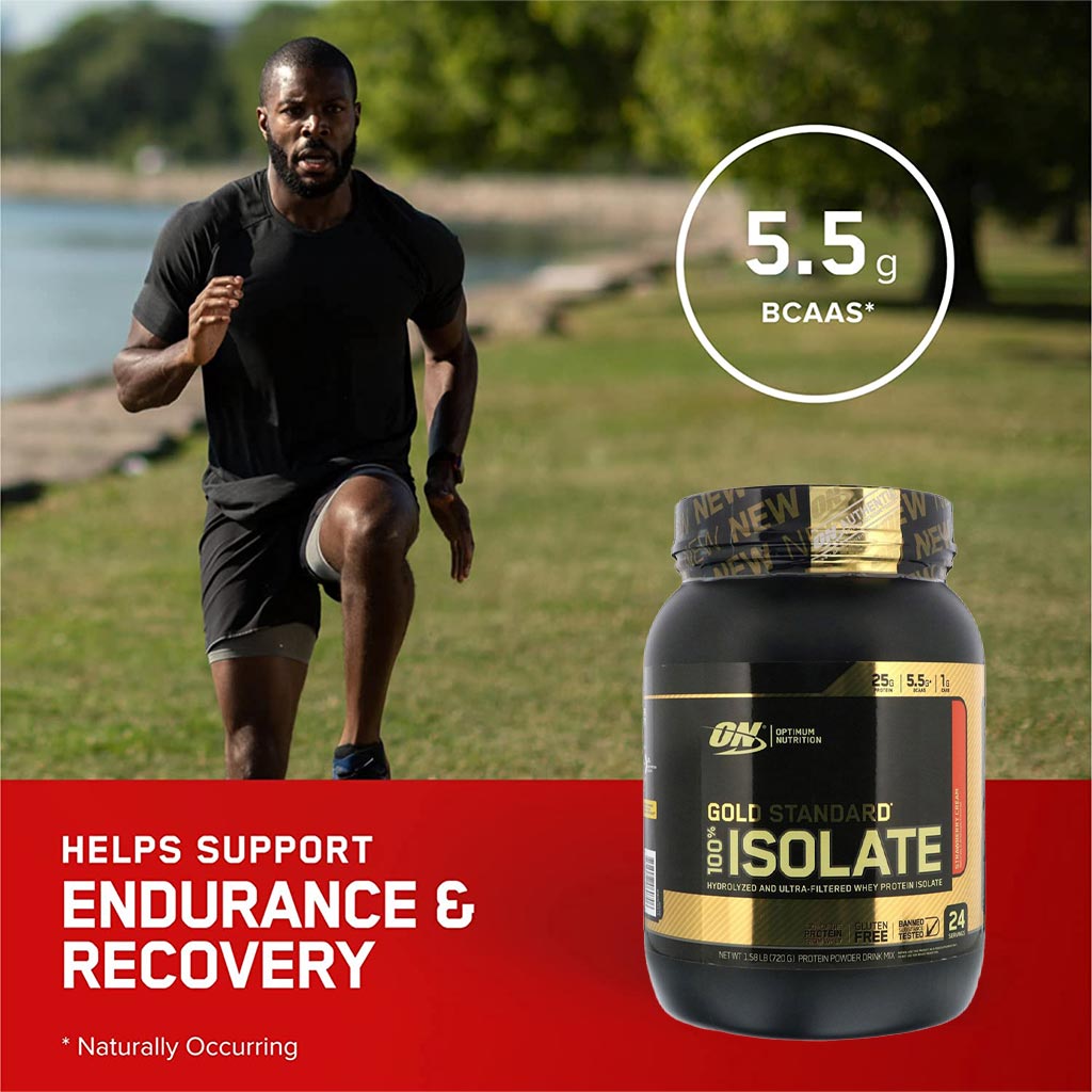 Optimum Nutrition Gold Standard 100% Isolate Strawberry Cream 1.58lb - Easy Pharmacy LLC