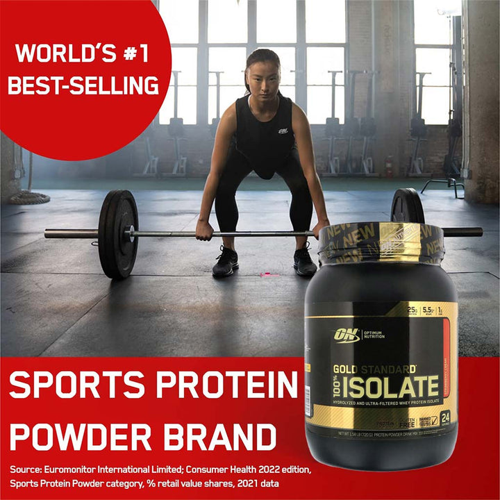 Optimum Nutrition Gold Standard 100% Isolate Strawberry Cream 1.58lb - Easy Pharmacy LLC