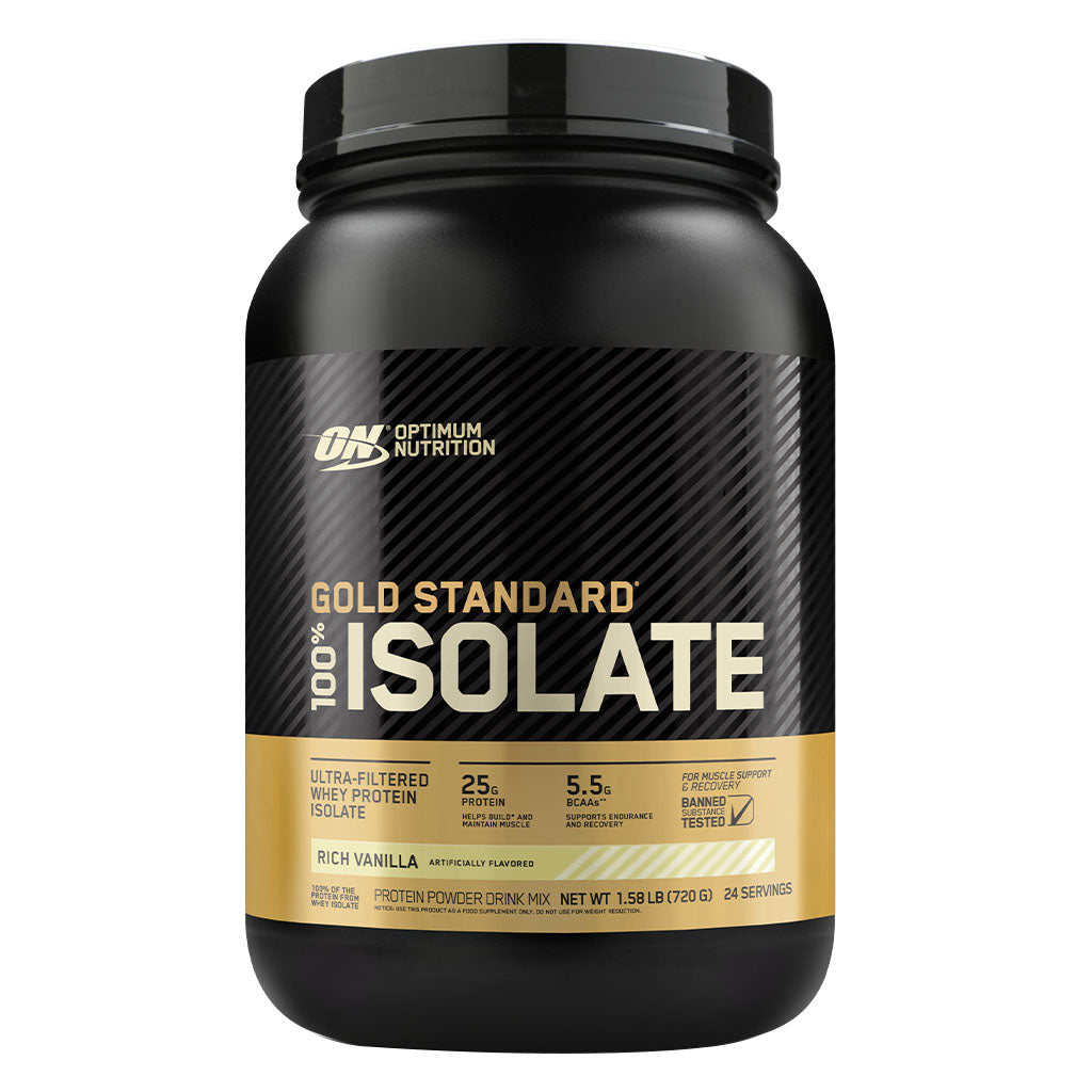 Optimum Nutrition Gold Standard 100% Isolate Rich Vanilla 1.58lb - Easy Pharmacy LLC