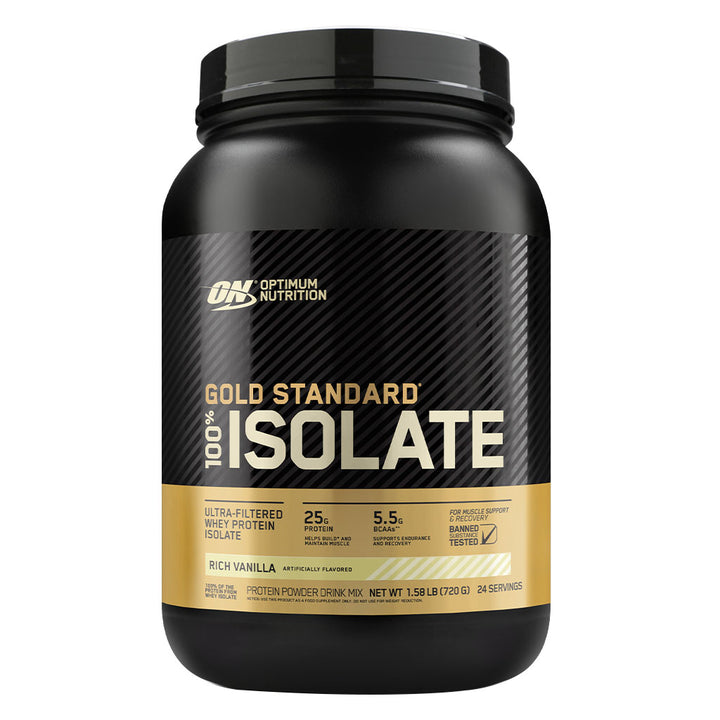 Optimum Nutrition Gold Standard 100% Isolate Rich Vanilla 1.58lb - Easy Pharmacy LLC