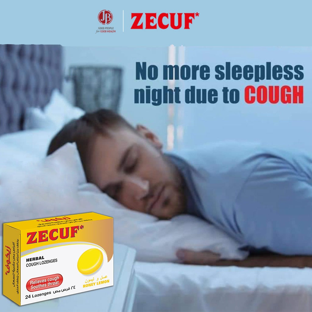 Zecuf Herbal Cough Honey Lemon Lozenges 24's - Easy Pharmacy LLC