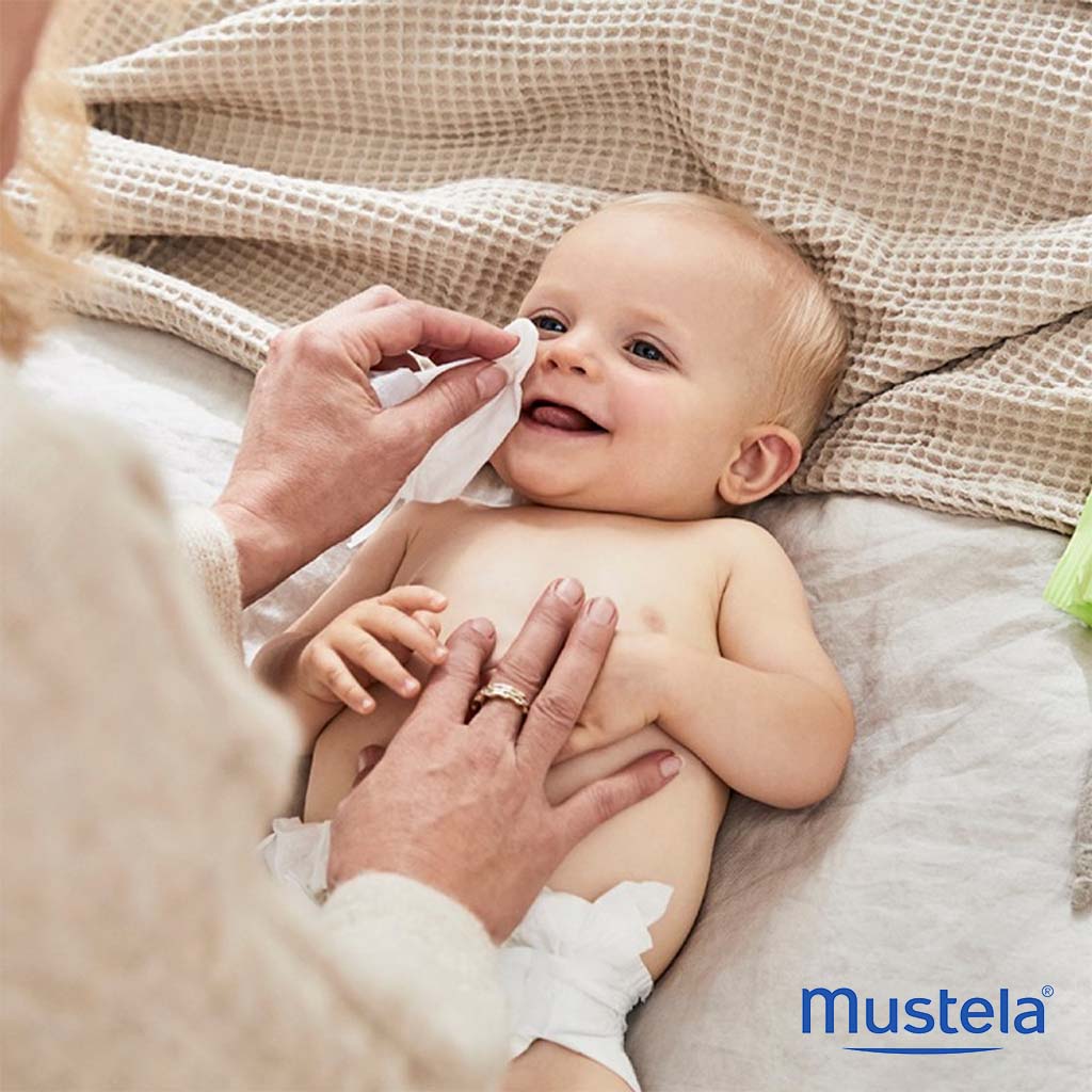 Mustela Baby Soothing Cleansing Wipes For Sensitive Face, Body & Diaper Area, Fragrance-Free, Pack of 70's - Easy Pharmacy LLC