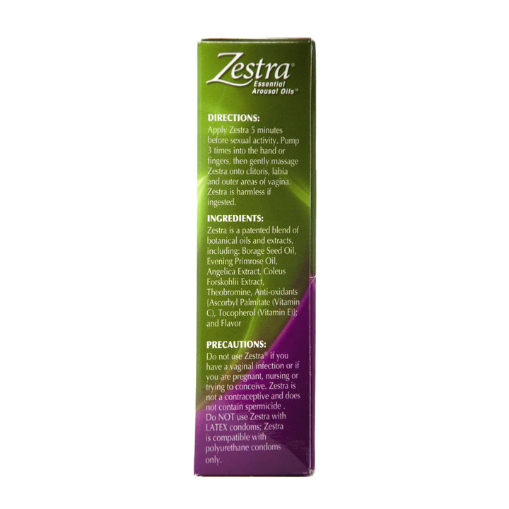 Zestra Essential Arousal Oils 0.8 mL Sachets 3's - Easy Pharmacy LLC