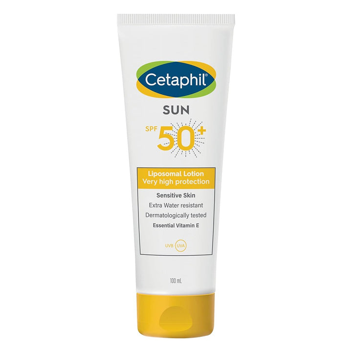 Cetaphil Sun Liposomal Lotion SPF 50+ Moisturizing Sunscreen For Face & Body With Sensitive Skin, Unscented 100ml - Easy Pharmacy LLC