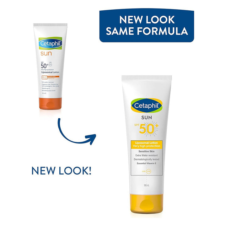 Cetaphil Sun Liposomal Lotion SPF 50+ Moisturizing Sunscreen For Face & Body With Sensitive Skin, Unscented, 50ml - Easy Pharmacy LLC