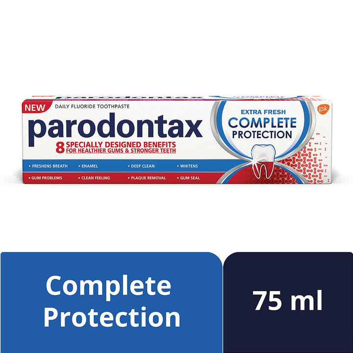 Parodontax Complete Protection Extra Fresh for Bleeding Gums 75 mL - Easy Pharmacy LLC