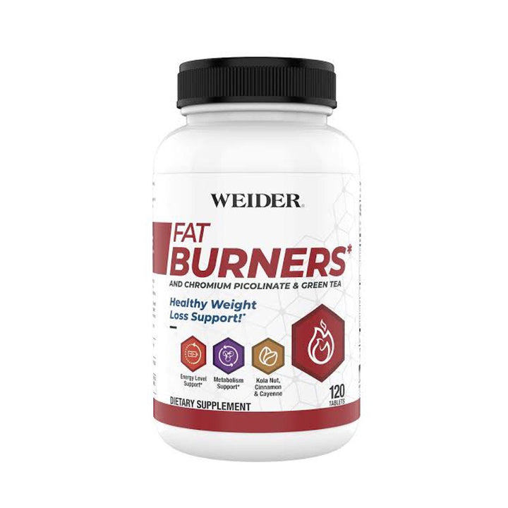 Weider Fat Burners Weight Loss Tablets 120's - Easy Pharmacy LLC