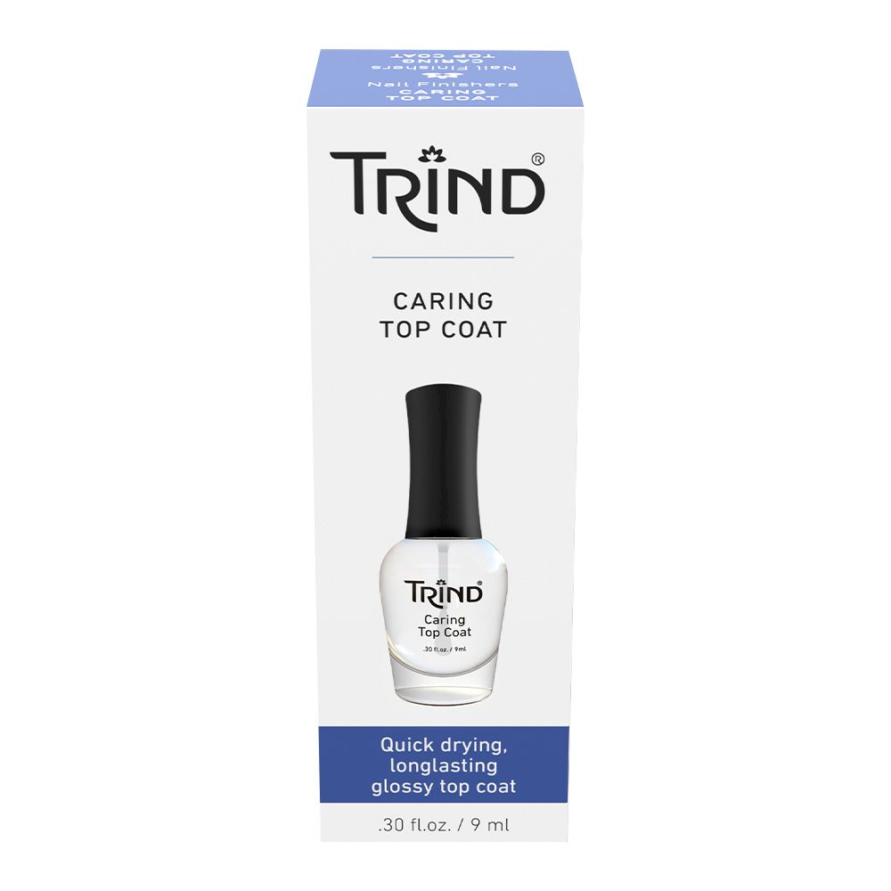 Trind Caring Top Coat Nail Finisher 9 mL - Easy Pharmacy LLC