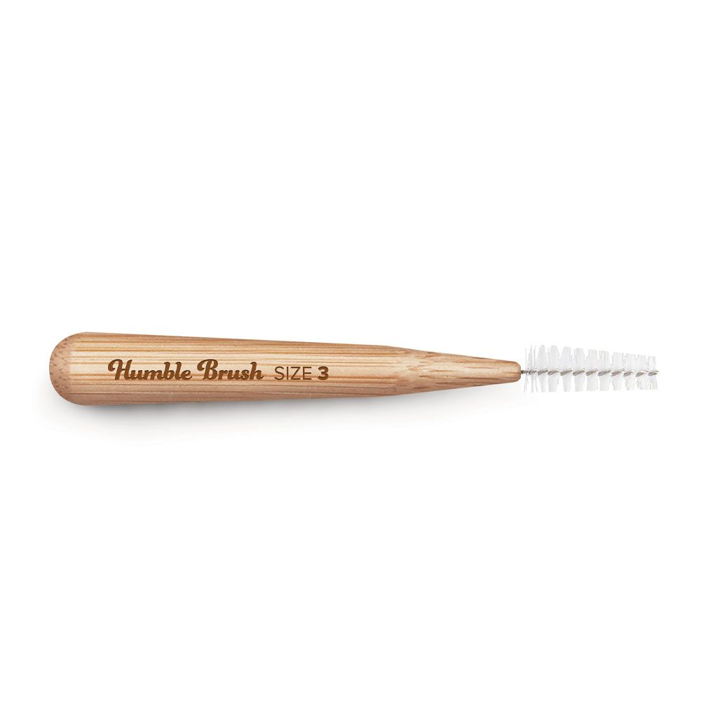 The Humble Co. Interdental Bamboo Brush Size 3-0.60 mm Blue 6's ID89003 - Easy Pharmacy LLC