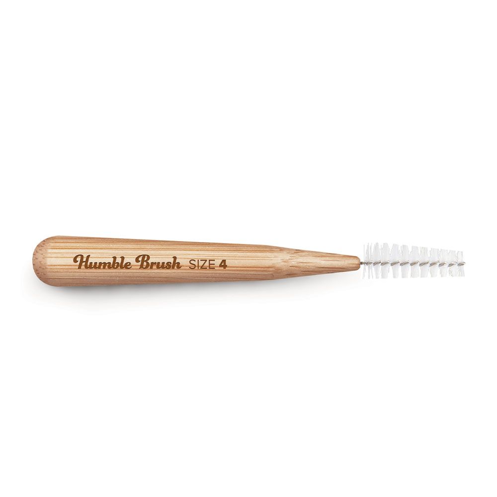 The Humble Co. Interdental Bamboo Brush Size 4-0.70 mm Yellow 6's ID89004 - Easy Pharmacy LLC
