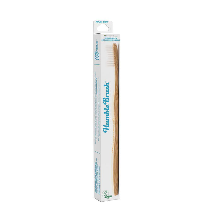 The Humble Co. Humble Brush Adult White Soft Toothbrush 89001S - Easy Pharmacy LLC