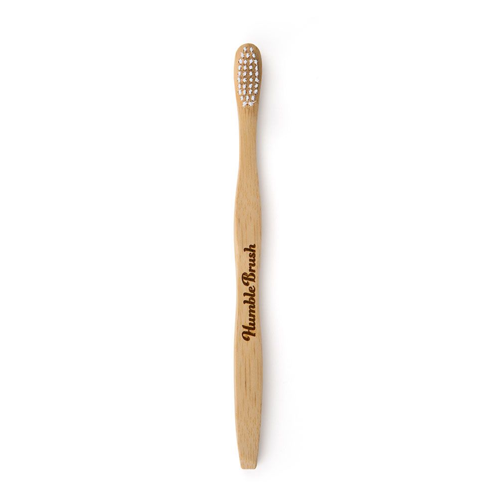 The Humble Co. Humble Brush Adult White Medium Toothbrush 89001M - Easy Pharmacy LLC