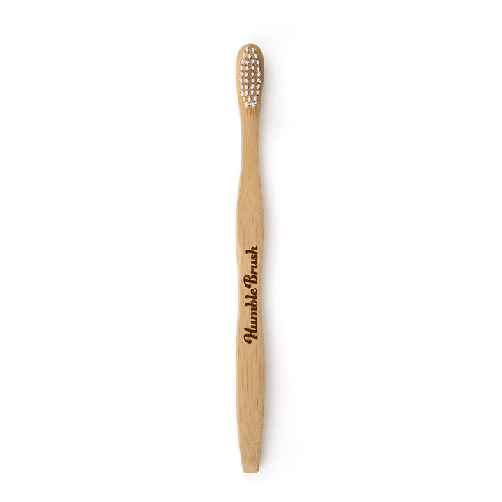 The Humble Co. Humble Brush Adult White Medium Toothbrush 89001M - Easy Pharmacy LLC