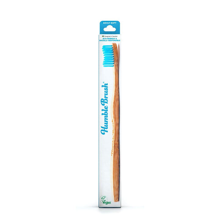 The Humble Co Humble Brush Adult Blue Soft Toothbrush 89002S - Easy Pharmacy LLC