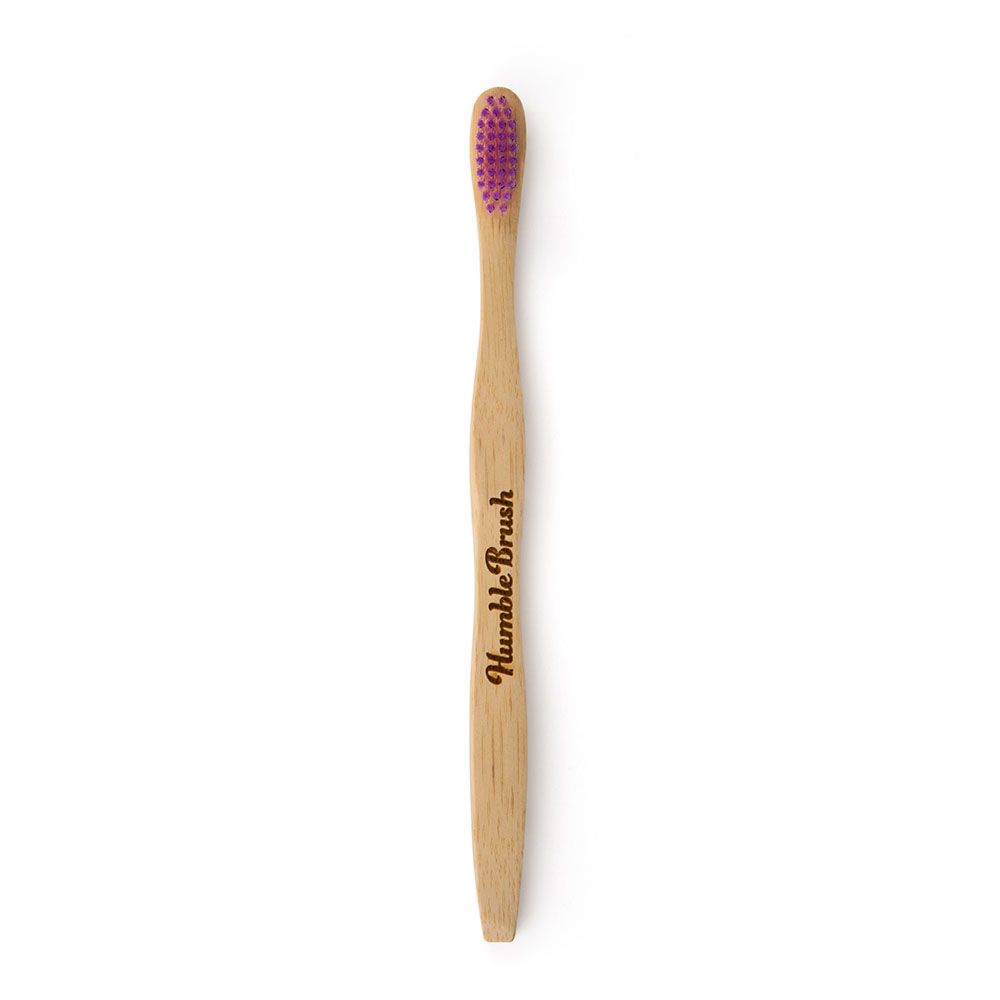 The Humble Co. Humble Brush Adult Purple Soft Toothbrush 89004S - Easy Pharmacy LLC